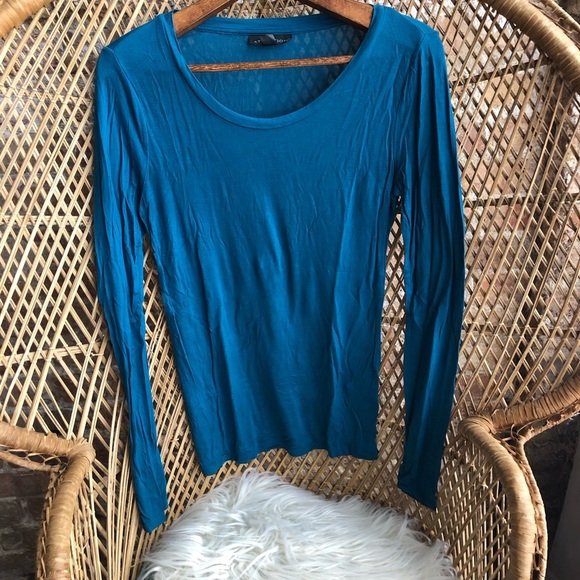 Teal Long Sleeve Top - Picture 1 of 4